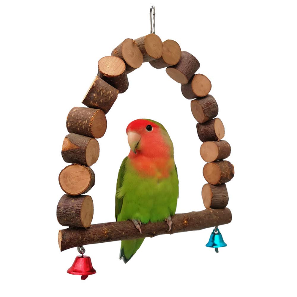 Amazon | TARATI 小鳥 止まり木 鈴鳥スタンドインコ オウム 遊園地